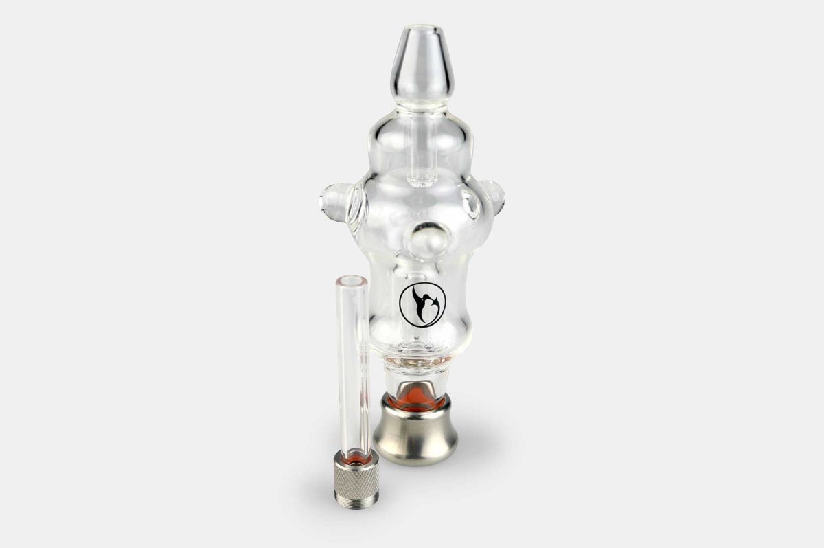Unique Micro NC Dab Rig Straw Set Cartoon Glass Nectar Collector Kit With  Box